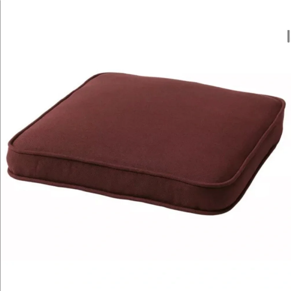 Ikea JARPON Cover for chair pad, outdoor Brown-Red, 17 3/8x17 3/8